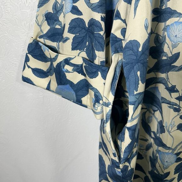 Tuckernuck Bonnie Blossom Megan Mini Floral Shift Dress 2XL Blue Summer Casual - Picture 12 of 14